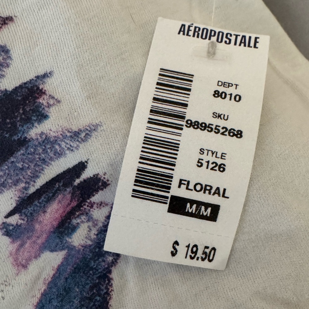Aeropostale Floral Graphic Tee - Picture 2 of 3